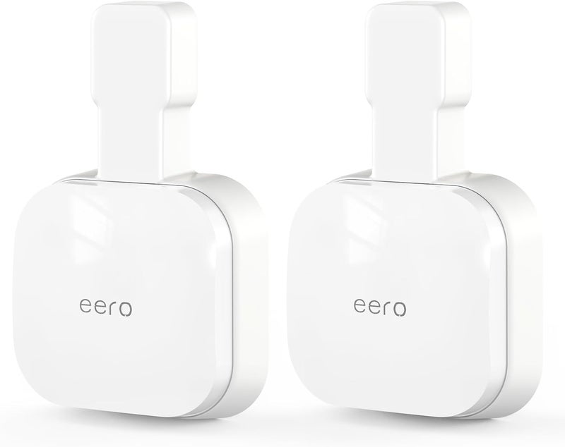 Mamerry Outlet Wall Mount for eero 7, Stand Bracket Holder Compatible with eero 7 Dual-Band Mesh Wi-Fi 7 Router Extender, No Messy Wires, Space Saving(2 Pack) - Image 1